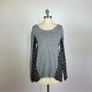 Skaist Taylor Grey Wool Blend Sweater